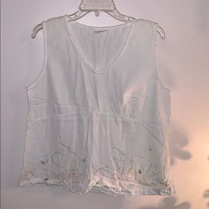 J. Jill Embroidered Tank